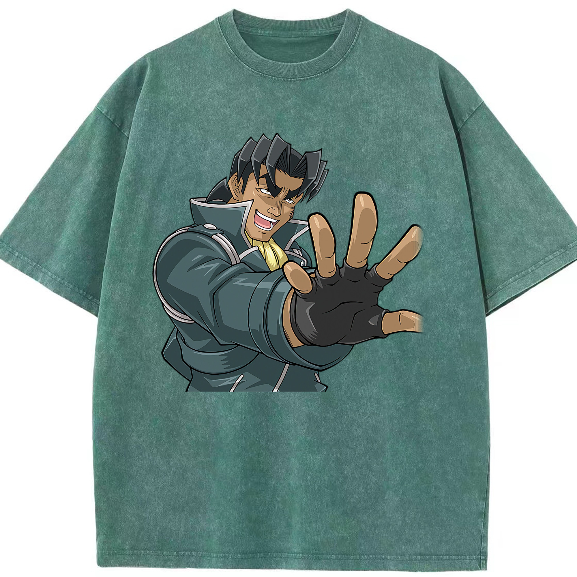 （画像用） 遊☆戯☆王 Yu-Gi-Oh! 綿100% ヴィンテージ風 半袖Tシャツ（フロントプリント）